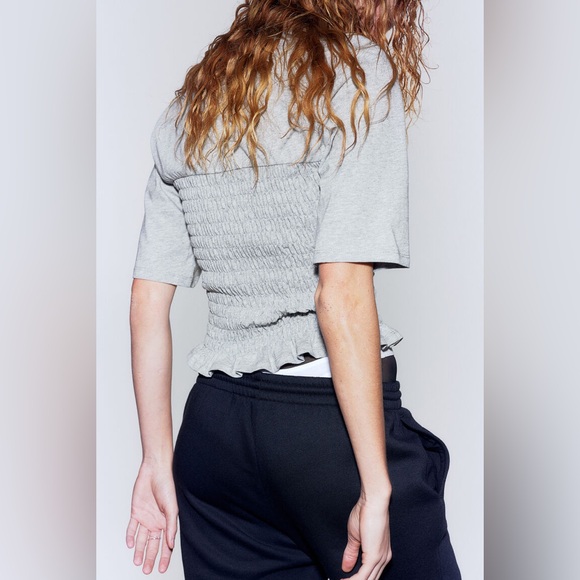 NWOT DIVIDED Smoked Cotton tee - Picture 3 of 10